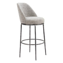  Zuo Nordhavn 110273 Swivel Barstool - Grey IMAGE 1