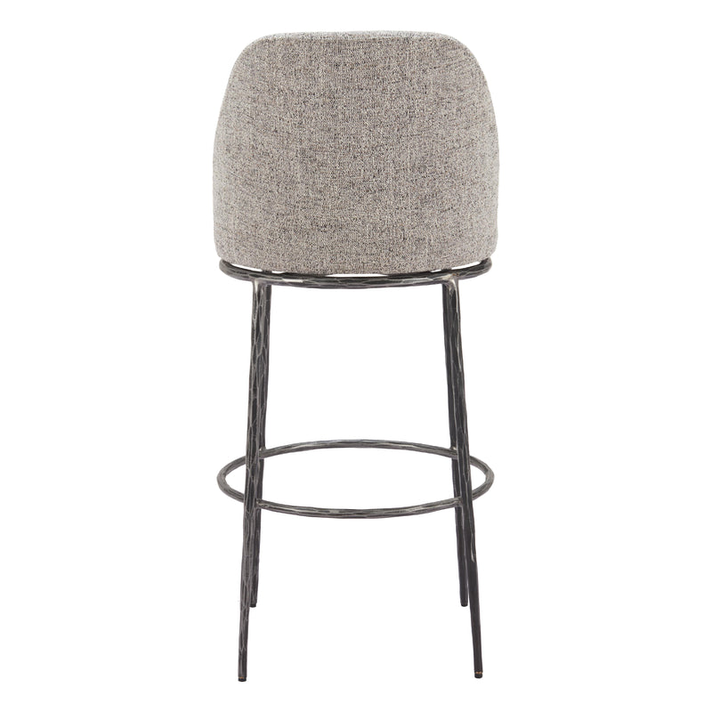  Zuo Nordhavn 110273 Swivel Barstool - Grey IMAGE 4