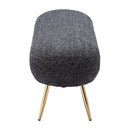  Zuo Creek 110081 Bench - Glitter Black IMAGE 2