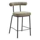  Zuo Kede 110099 Counter Stool - Green Tweed IMAGE 6