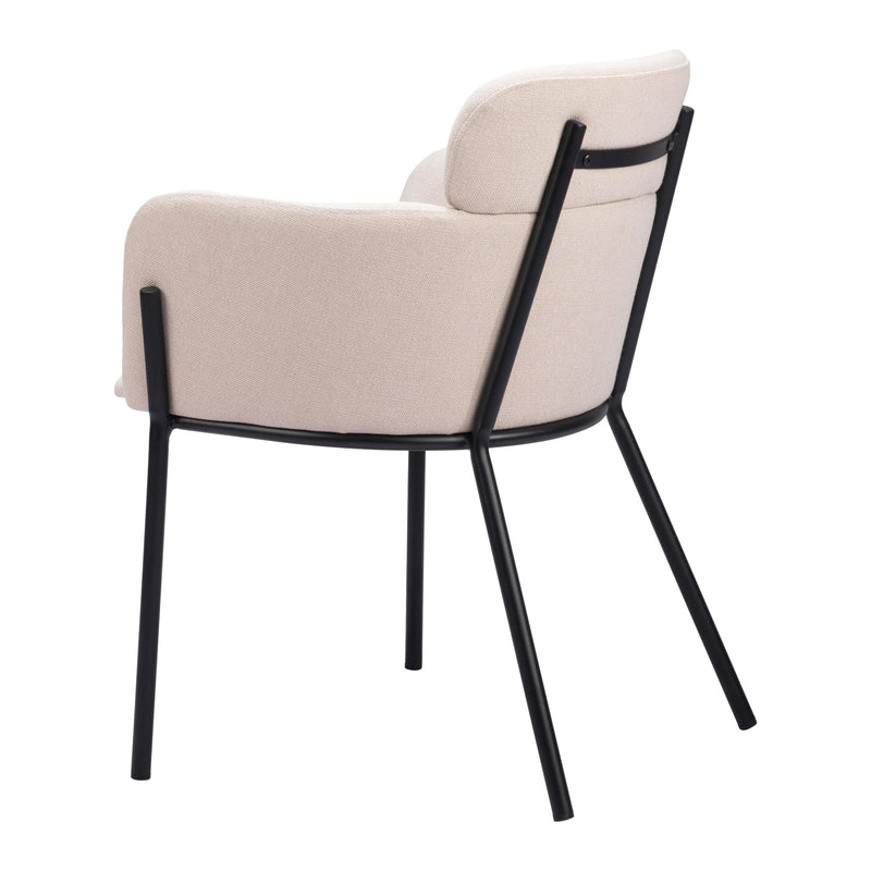  Zuo Bremor 110172 Dining Chair - Beige IMAGE 5