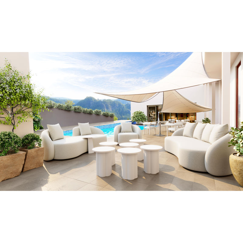  Zuo Soleil 704039 Dining Table - Taupe IMAGE 7