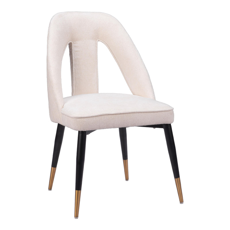 Zuo Artus 110002 Dining Chair - Ivory IMAGE 1