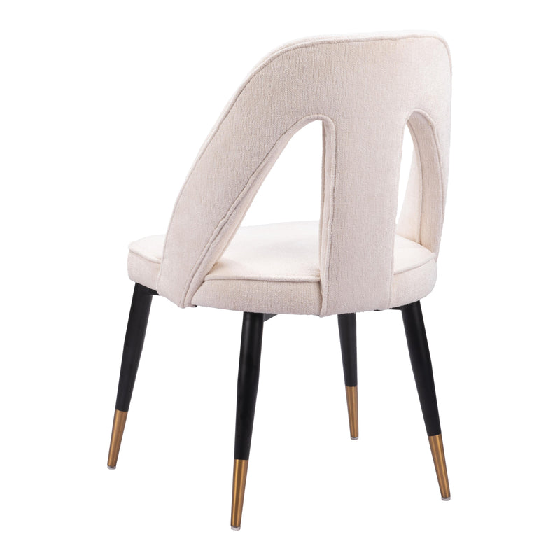  Zuo Artus 110002 Dining Chair - Ivory IMAGE 5