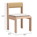  Zuo Island 704043 Dining Chair - White IMAGE 14