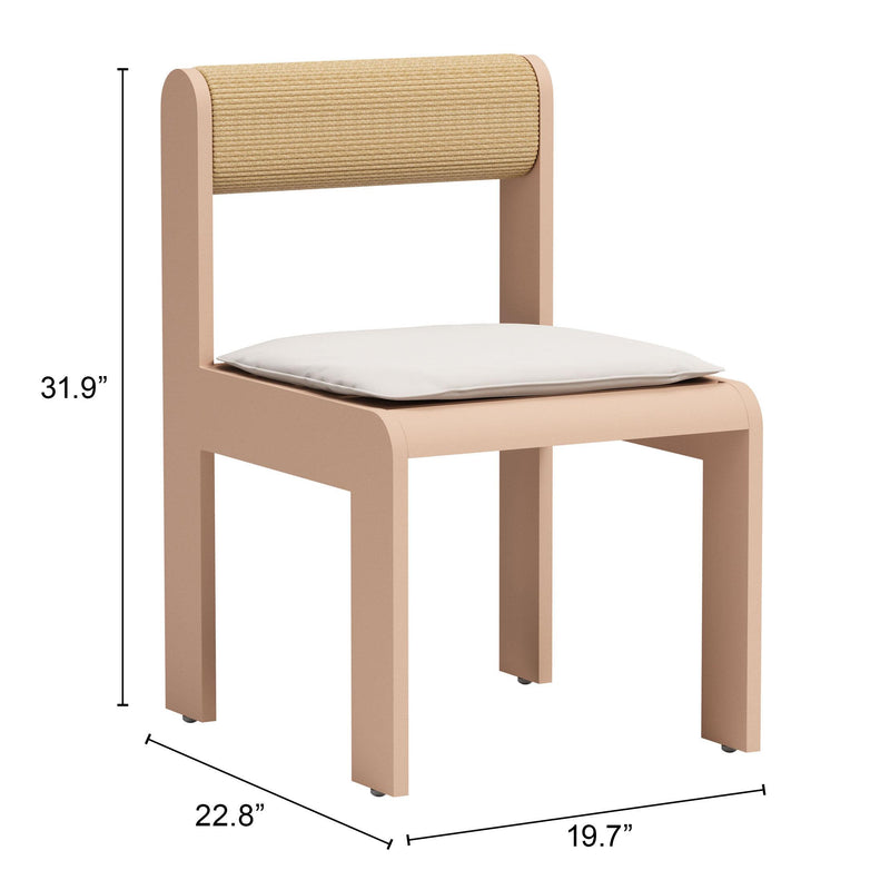  Zuo Island 704043 Dining Chair - White IMAGE 14
