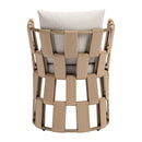  Zuo Quadrat 704012 Dining Chair - White IMAGE 4