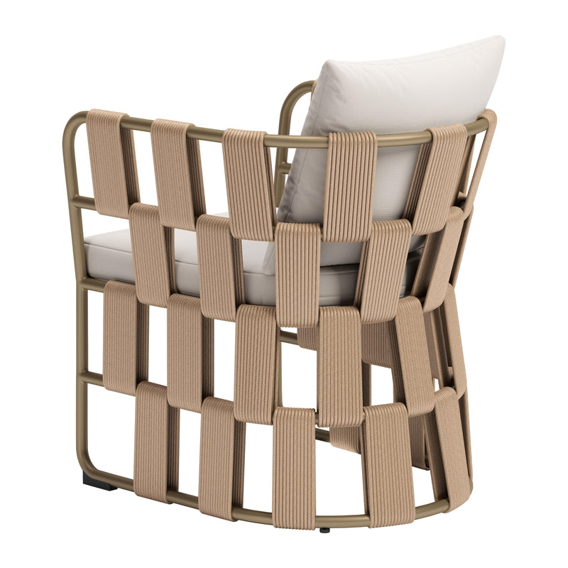  Zuo Quadrat 704012 Dining Chair - White IMAGE 5