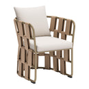  Zuo Quadrat 704012 Dining Chair - White IMAGE 6