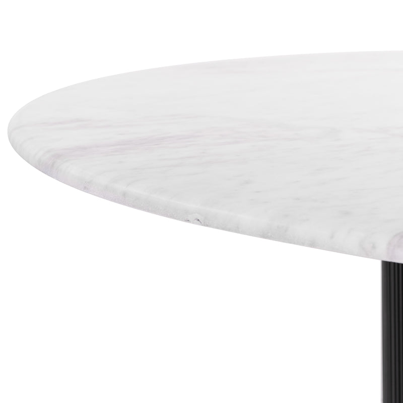  Zuo Izola 110140 Dining Table - White & Black IMAGE 6