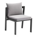  Zuo Horizon 704008 Dining Chair - Grey IMAGE 1