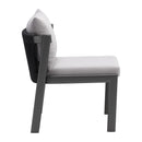  Zuo Horizon 704008 Dining Chair - Grey IMAGE 2