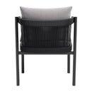  Zuo Horizon 704008 Dining Chair - Grey IMAGE 4