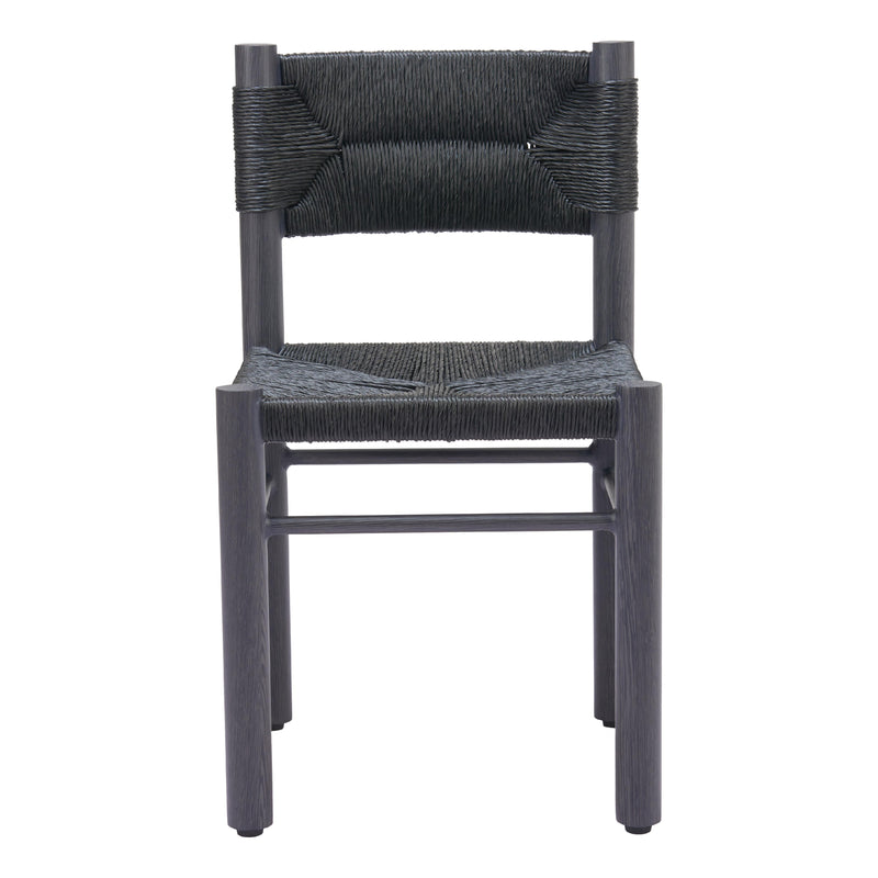  Zuo Iska 704049 Dining Chair - Black IMAGE 3