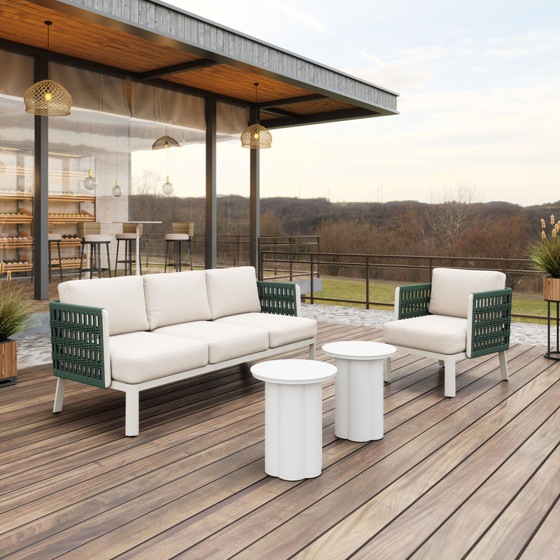  Zuo Bridgehampton 704044 Armchair - White IMAGE 11