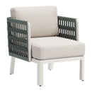  Zuo Bridgehampton 704044 Armchair - White IMAGE 6
