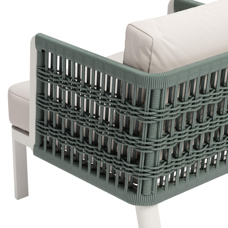  Zuo Bridgehampton 704044 Armchair - White IMAGE 7