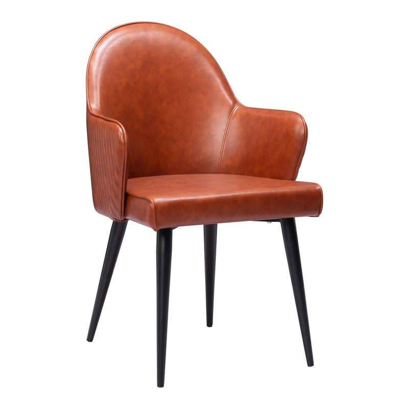  Zuo Silloth 110121 Dining Chair - Brown IMAGE 6