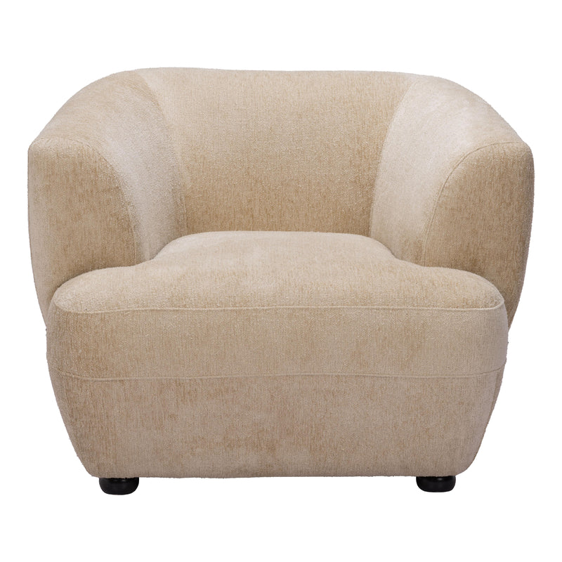  Zuo Bekker 110007 Accent Chair - Golden Beige IMAGE 3