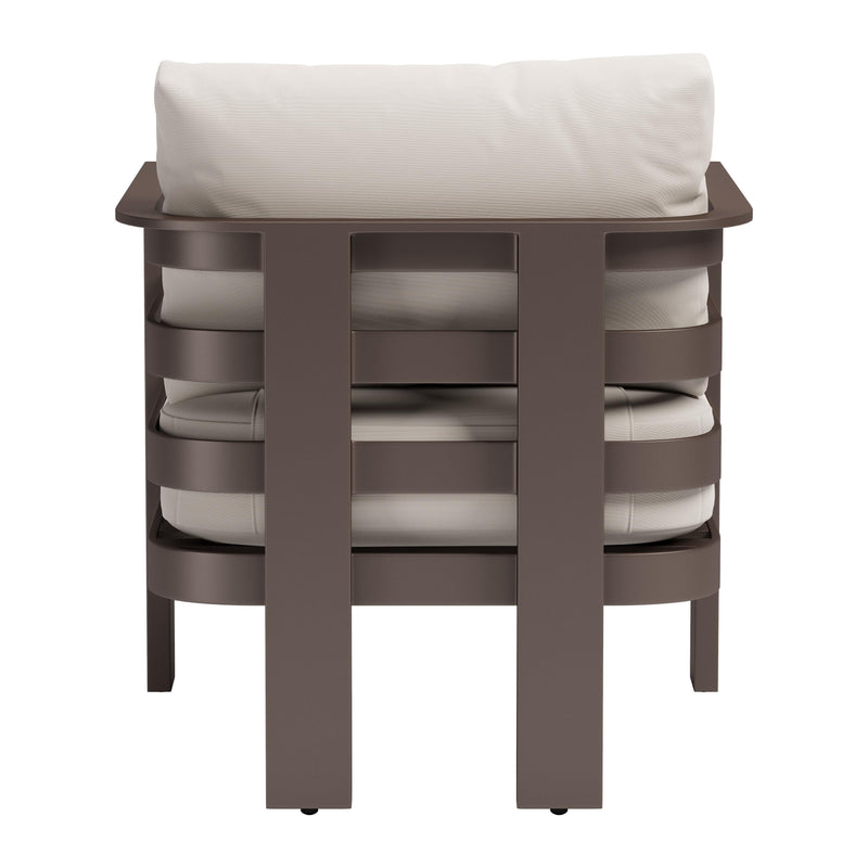  Zuo Bal Harbor 704040 Armchair - White IMAGE 4
