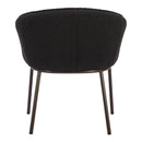  Zuo Essen 110102 Dining Chair - Black & Bronze IMAGE 4