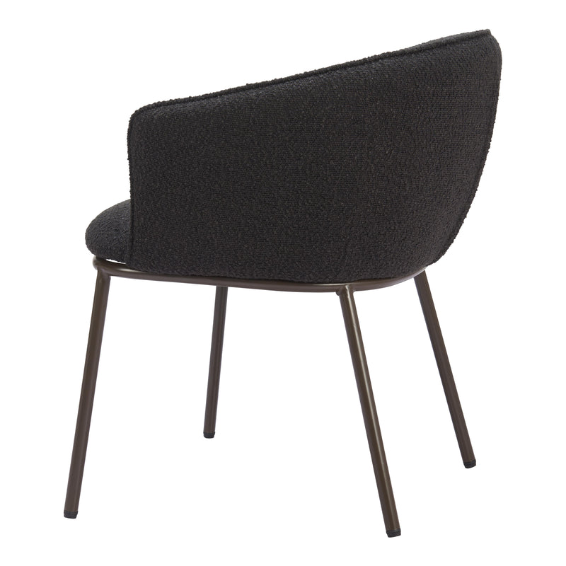  Zuo Essen 110102 Dining Chair - Black & Bronze IMAGE 5