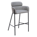  Zuo Bremor 110173 Barstool - Slate Grey IMAGE 1