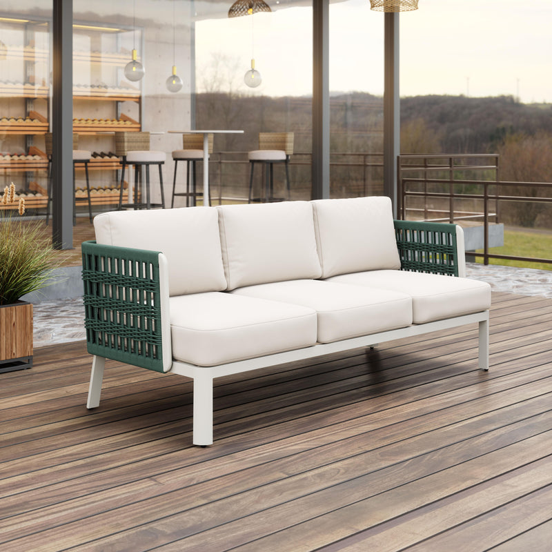  Zuo Bridgehampton 704045 Sofa - White IMAGE 10