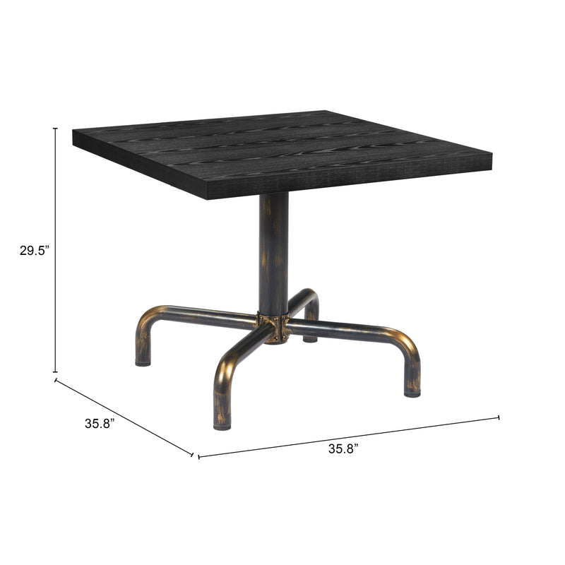  Zuo Neum 110019 Bistro Table - Black IMAGE 9