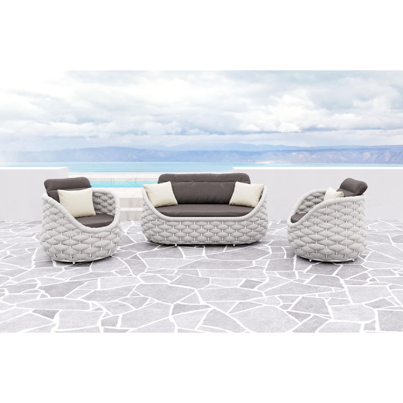  Zuo Coral Reef 704025 Accent Chair - Grey IMAGE 10