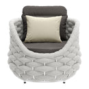  Zuo Coral Reef 704025 Accent Chair - Grey IMAGE 3