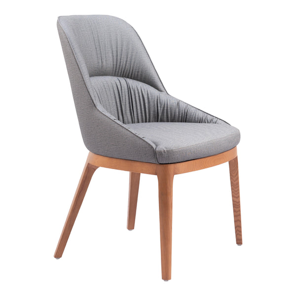  Zuo Ayr 110126 Dining Chair - Slate Grey IMAGE 1