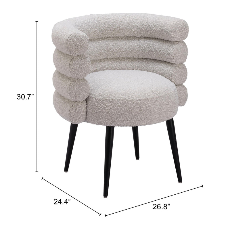  Zuo Grena 110005 Dining Chair - Misty Grey IMAGE 8