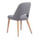  Zuo Leith 110122 Dining Chair - Grey IMAGE 5