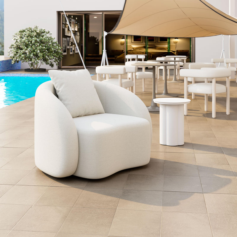  Zuo Sunny Isles 704017 Accent Chair - Beige IMAGE 8