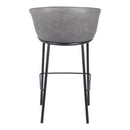  Zuo Garston 110177 Barstool - Grey IMAGE 4