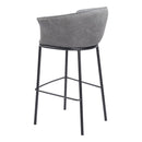  Zuo Garston 110177 Barstool - Grey IMAGE 5