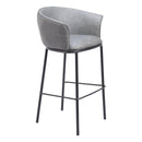  Zuo Garston 110177 Barstool - Grey IMAGE 6