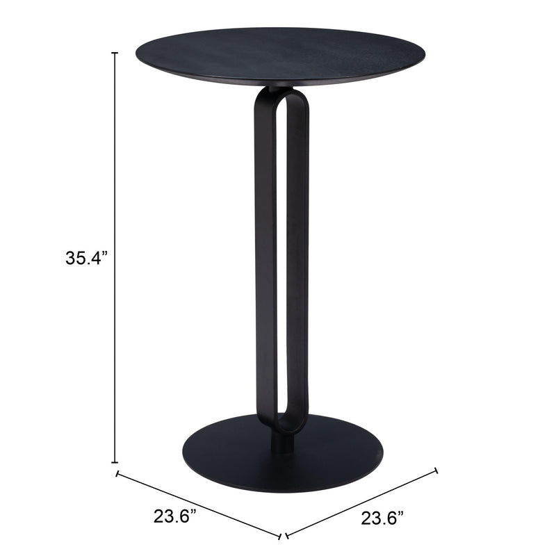  Zuo Derry 110165 Counter Table - Black IMAGE 8