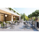  Zuo Soleil 704035 Bar Table - White IMAGE 8