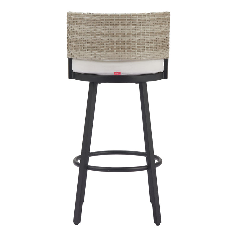  Zuo Midnight Wave 704027 Barstool - White IMAGE 4