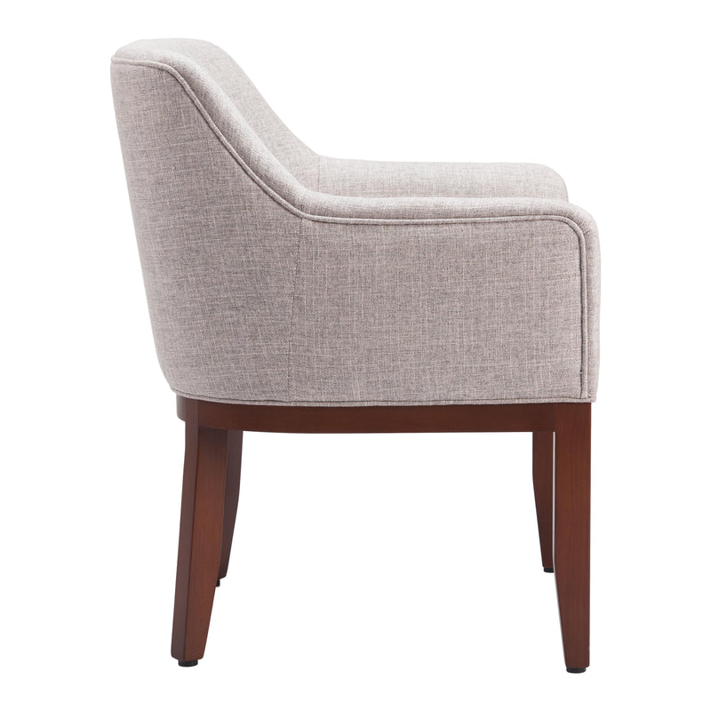  Zuo Berbera 109977 Dining Chair - Grey IMAGE 2