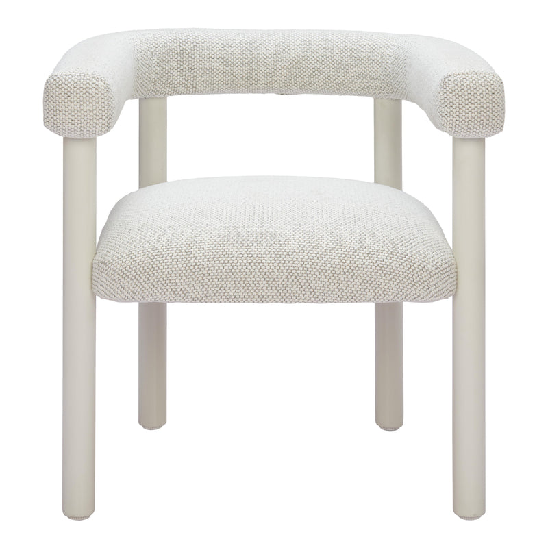  Zuo Sunbath 704048 Dining Chair - White IMAGE 3