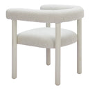  Zuo Sunbath 704048 Dining Chair - White IMAGE 5