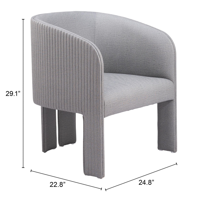 Zuo Hull 110105 Accent Chair - Slate Grey IMAGE 11