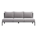  Zuo Horizon 704047 Sofa - Grey IMAGE 3