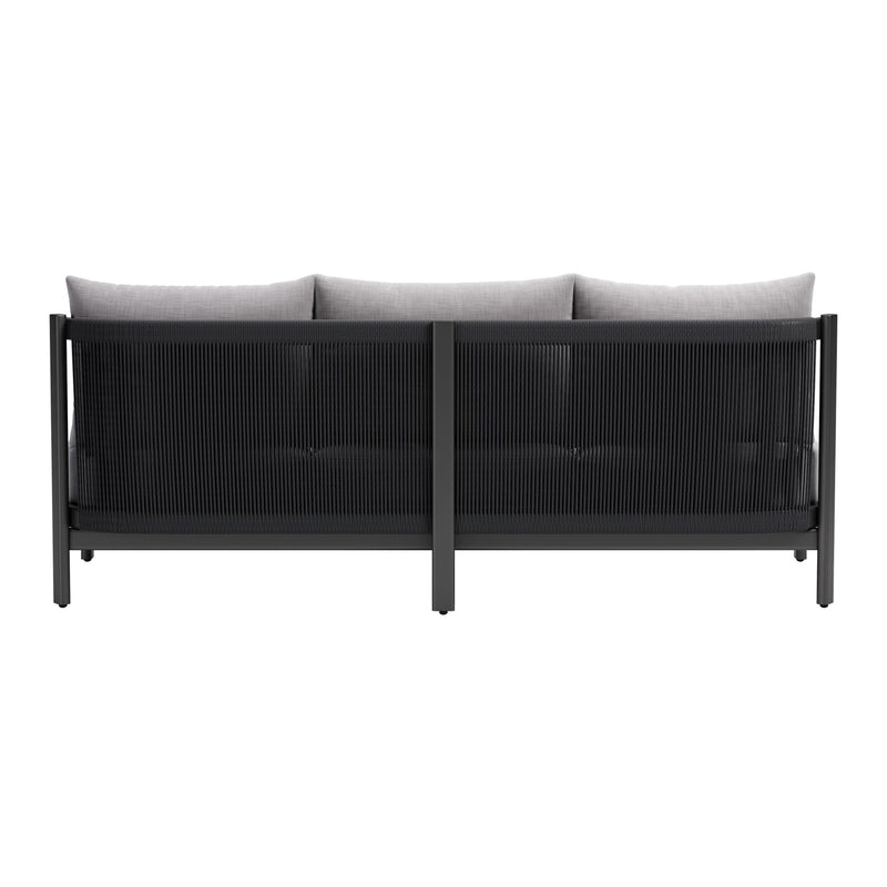  Zuo Horizon 704047 Sofa - Grey IMAGE 4