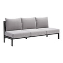  Zuo Horizon 704047 Sofa - Grey IMAGE 6