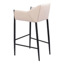  Zuo Andover 110170 Barstool - Beige IMAGE 5