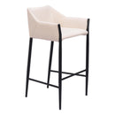  Zuo Andover 110170 Barstool - Beige IMAGE 6